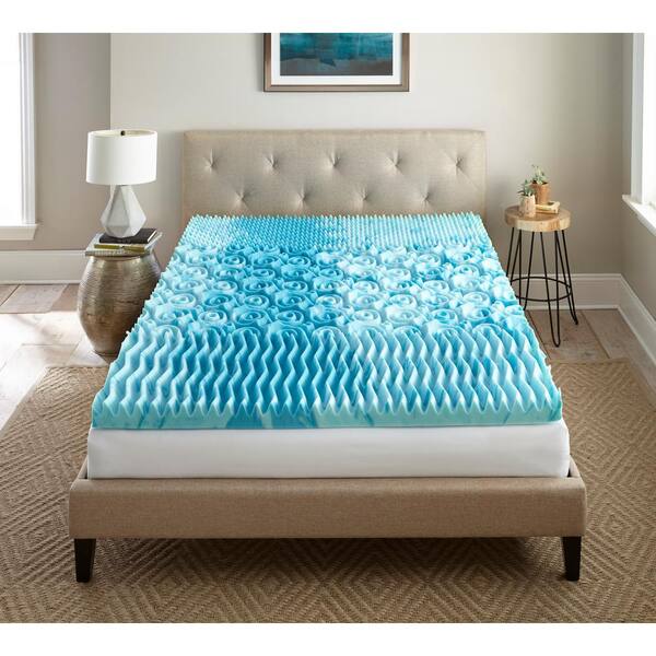 Henredon Medium Standard Gel Memory Foam King Mattress Topper