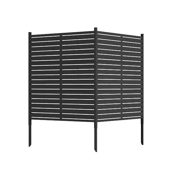 maocao hoom 47 x 47 in. Outdoor Privacy Screen Fence Panels, No-Dig Fence Kit for Air Conditioner, Pool Equipment Enclosure