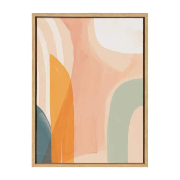 Sylvie "Sunrise Over Marrakesh" by Kate Aurelia Holloway Framed Canvas Wall Art 24 in. x 18 in.