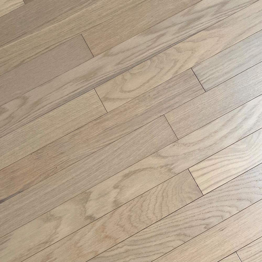White Sands Oak 3/8 in. T x 3 in. W Tongue and Groove Wire Brushed Engineer
