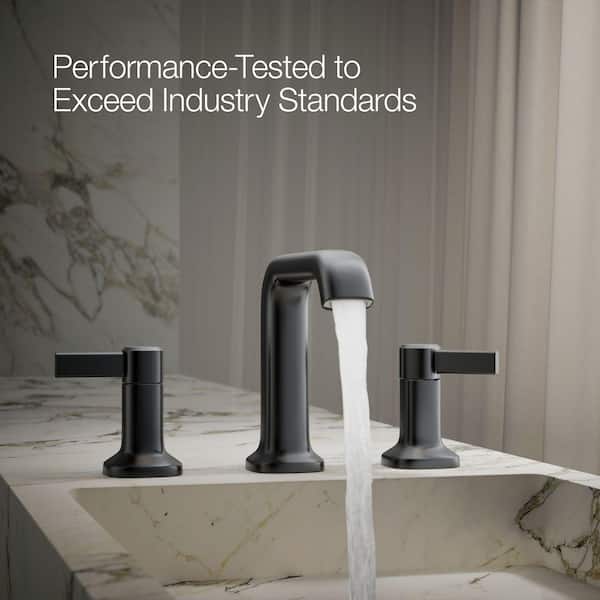 KOHLER Ashan 8 in. Widespread 2-Handle Bathroom Faucet in Matte