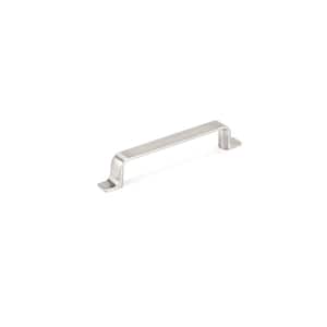 Ronda Collection 5 1/16 in. (128 mm) Brushed Nickel Modern Rectangular Cabinet Bar Pull