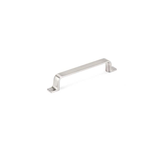 Richelieu Hardware Ronda Collection 5-1/16 in. (128 mm) Modern Brushed Nickel Rectangular Cabinet Bar Pull