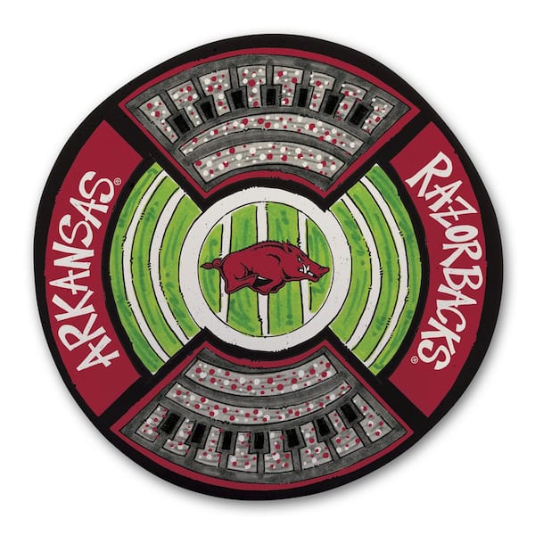 Magnolia Lane Arkansas Football Stadium Melamine Platter
