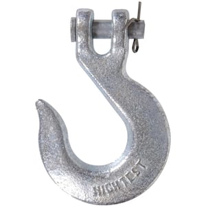 1/2 in. Zinc-Plated Forged Steel Chain Hook with Grade 43 in Clevis Type Slip Hook (1-Pack)