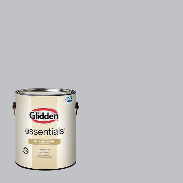 Glidden Essentials 1 gal. PPG0993-2 Train Flat Exterior Paint
