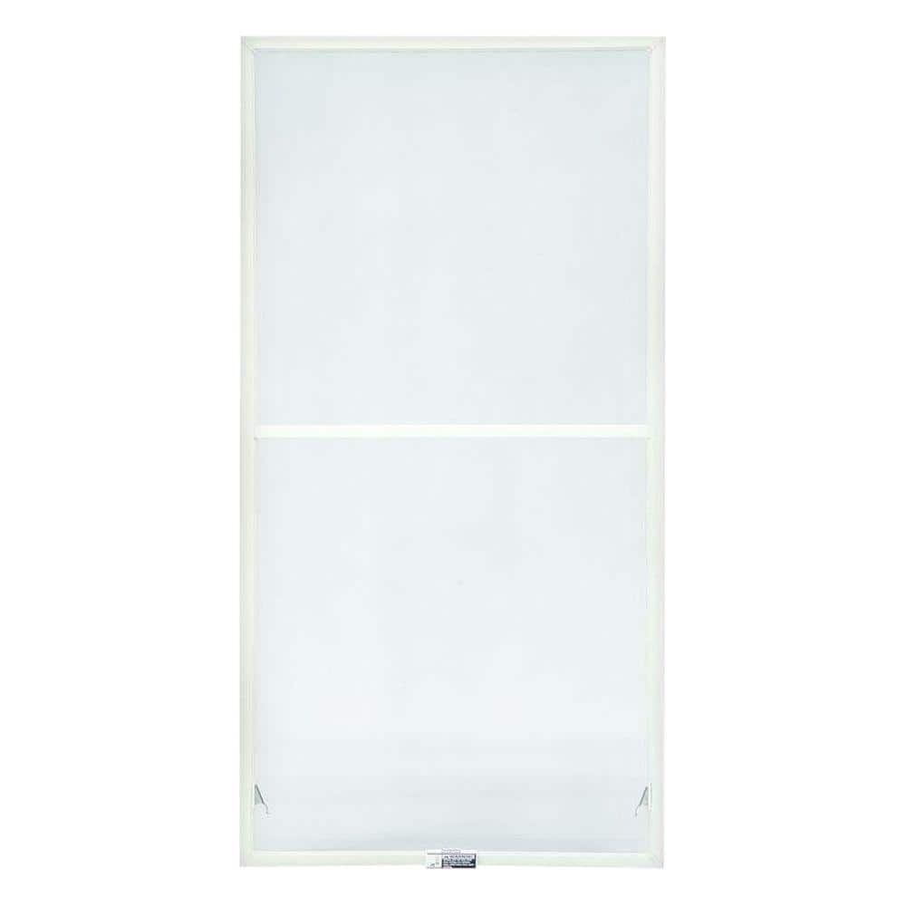 19-7/8 in. x 34-27/32 in. 200 and 400 Series White Aluminum Double-Hung Tru