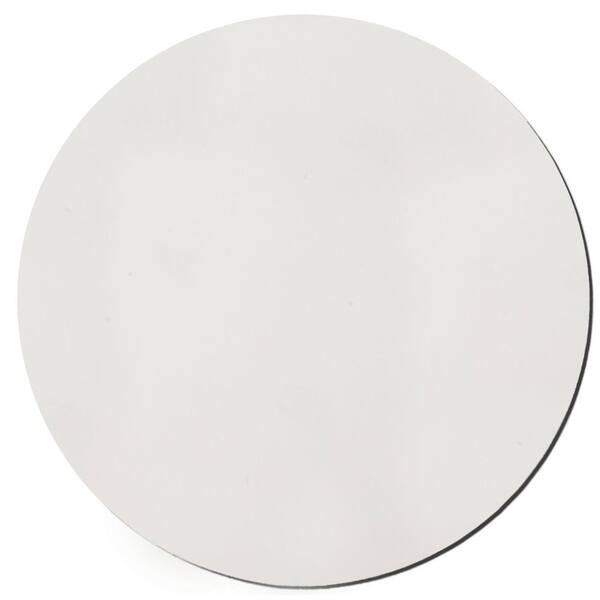 Owens Corning Paintable White Fabric Circle 36 in. Sound Absorbing Acoustic Panels (2-Pack)