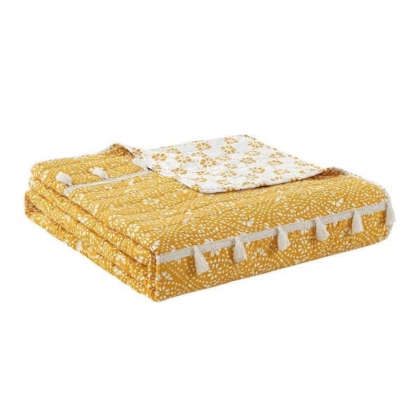 DII Cotton Quilted Potholder Set, 7x9, Yellow 3 Piece 