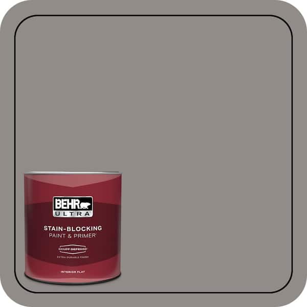 BEHR ULTRA 1 qt. #790F-4 Creek Bend Extra Durable Flat Interior Paint & Primer