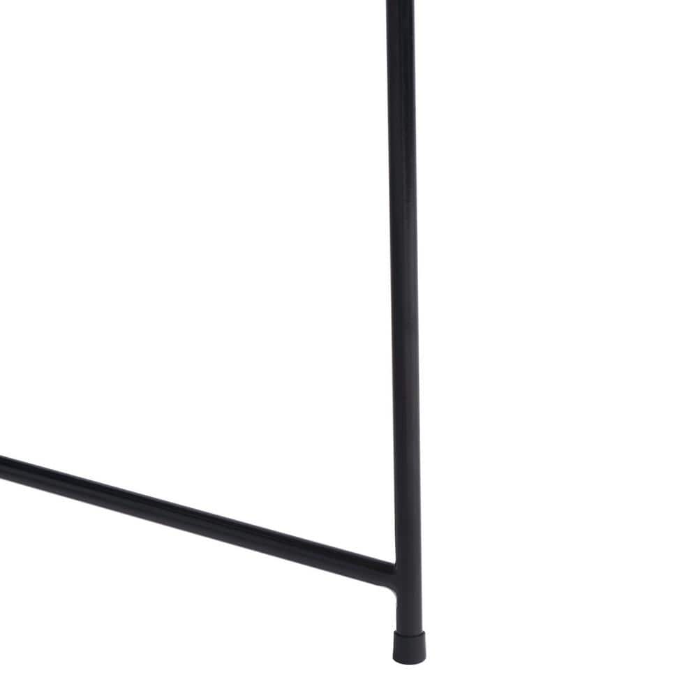 Portland Black Iron Frame Pillow Top Accent Chair