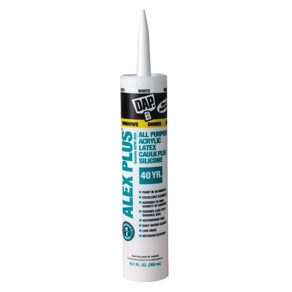 BEHR Total Flex 10.1 fl. oz. White Elastomeric Window & Door Sealant BS3011  - The Home Depot