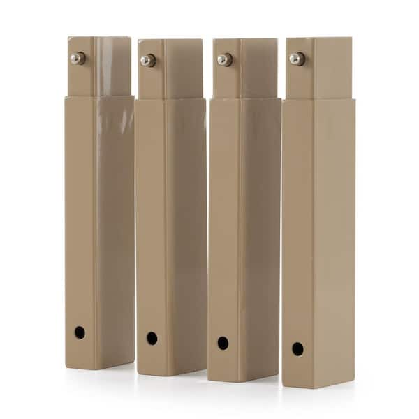 Disc-O-Bed 7 in. Leg Height Extensions for Cam-O-Bunk Cots, Tan