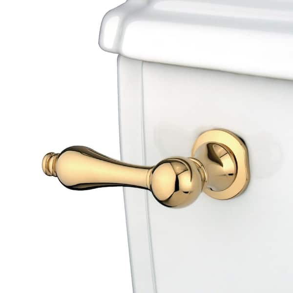 Victorian Toilet Tank Lever in Polished Brass