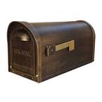 Architectural Mailboxes Hillsborough Copper, Large, Steel, Post Mount ...