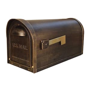 Classic Bronze Post Mount Mailbox