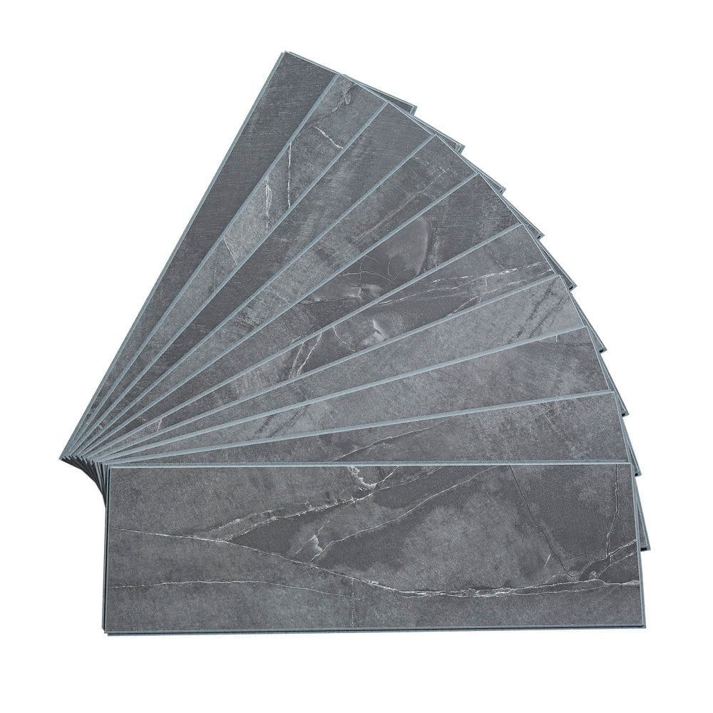 PALISADE 22.8 in. L x 7.31 in. W Cracked Slate Waterproof Adhesive