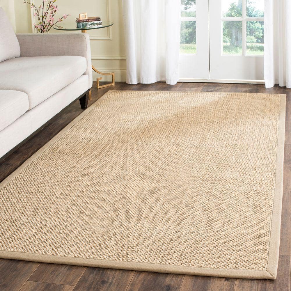 Maize and Linen Flat Woven Reversible Area Rug