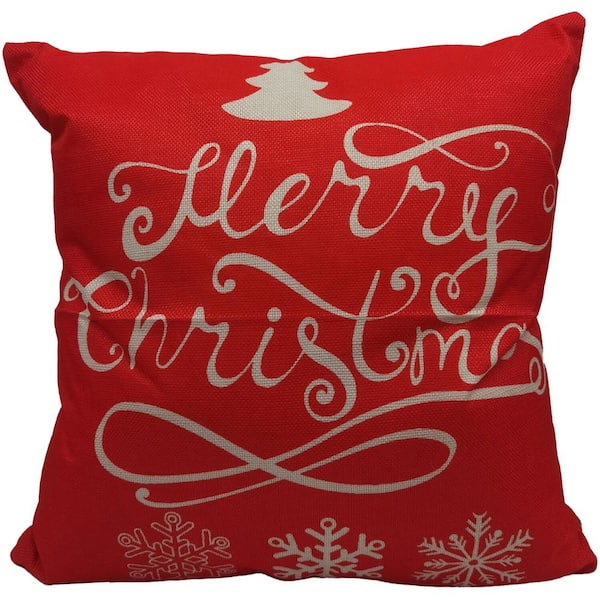 Christmas Pillows, Winter Xmas Holiday Farmhouse Outdoor Snowflake