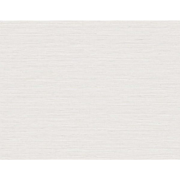 60.75 sq. ft. Tedlar Owl Grey Edmond Faux Sisal High Performance Vinyl Unpasted Wallpaper Roll