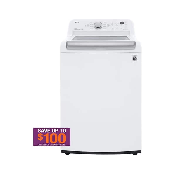 LG 5.0 cu. ft. Top Load Washer in White with Impeller, NeverRust Drum and  TurboDrum Technology WT7150CW - The Home Depot