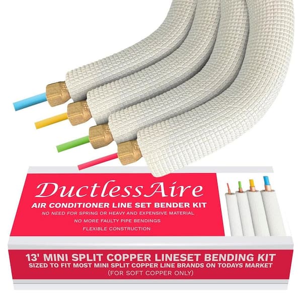 DuctlessAire 4 Piece Copper Line Set Bender Kit DA-4PCLSBK - The Home Depot