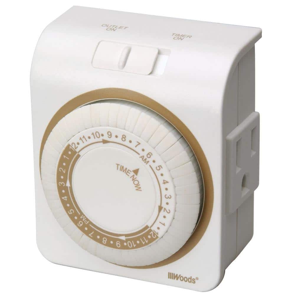 Buy Prime Indoor 24-Hour Mechanical Timer White, 15