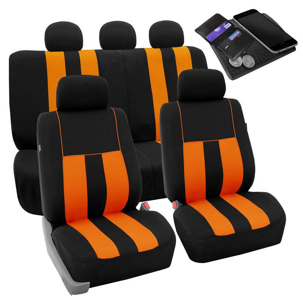 orange seat covers for cars