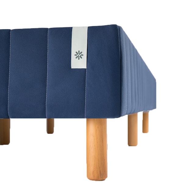 Zinus Good Design Winner Navy Metal Queen 16 in. Mattress Foundation