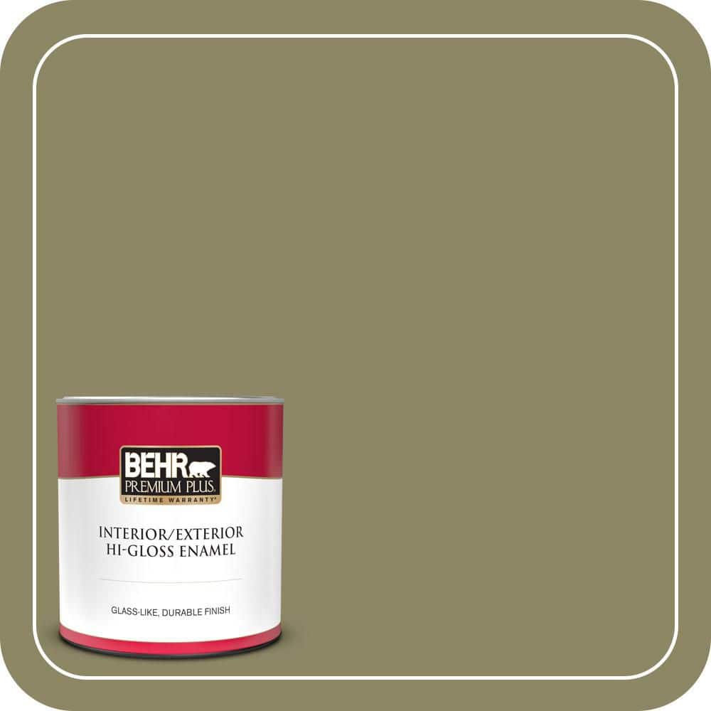 1 qt. #PPU9-23 Oregano Spice Hi-Gloss Enamel Interior/Exterior Paint & Primer price history on PriceWatchPro
