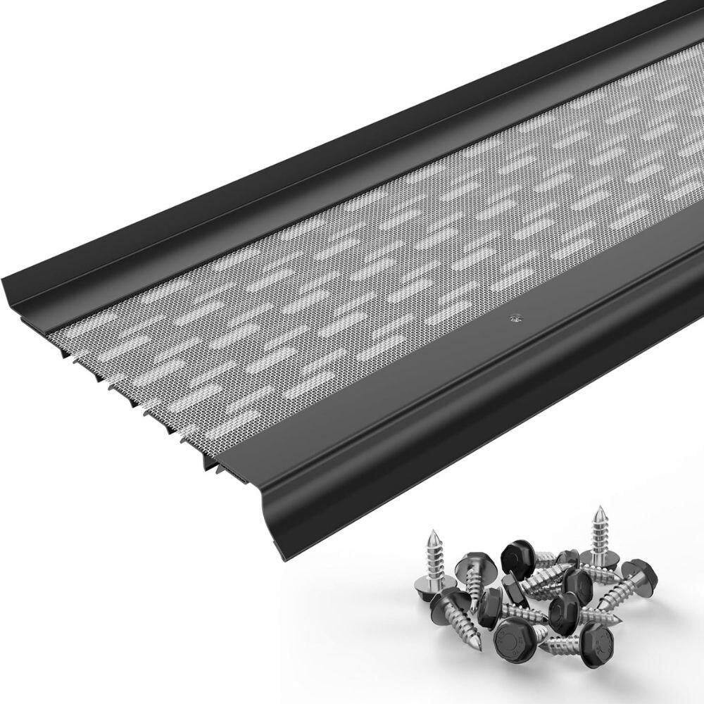 5 in. Gutter Guard 35 ft. Black, Stainless Steel Mesh and Aluminum Leaf Guard, Pro-Grade price history on PriceWatchPro