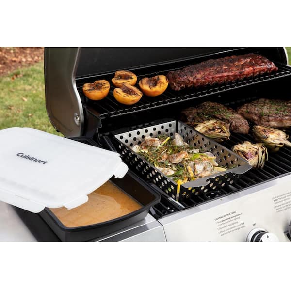 Cuisinart Marinade and Grilling Basket Set (3-Piece) CMT-200 - The