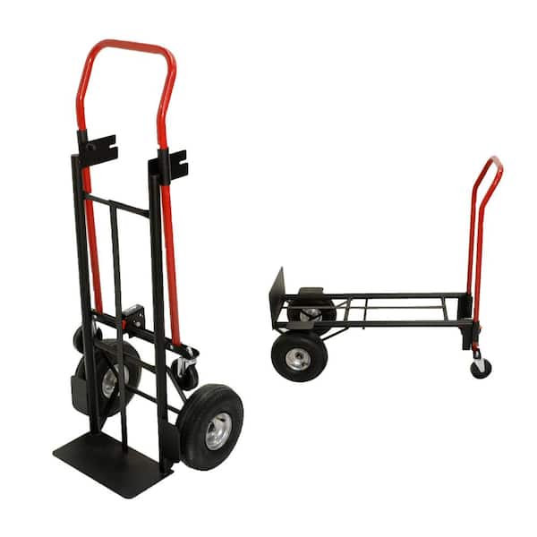 Milwaukee 800 lbs. Capacity 2-in-1 Convertible Hand Truck CHT2N1