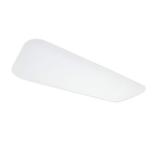 ETI LIGHTING 4 ft. x 18 in. Traditional White LED Flush Mount Ceiling Light 5800LM 65-Watt 3000K 4000K 5000K Dimmable