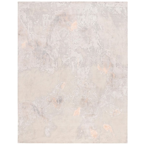 Tribeca 9 ft. x 12 ft. Gray Abstract Area Rug