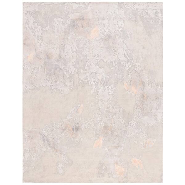 Tribeca 10 ft. x 14 ft. Gray Abstract Area Rug