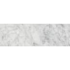Carrara White 4 in. x 12 in. Polished Marble Floor and Wall Tile (5 sq. ft./case)