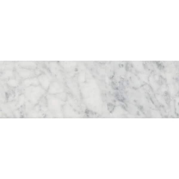 Polished Marble Floor And Wall Tile, White Marble Effect Kitchen Floor Tile Home Depot