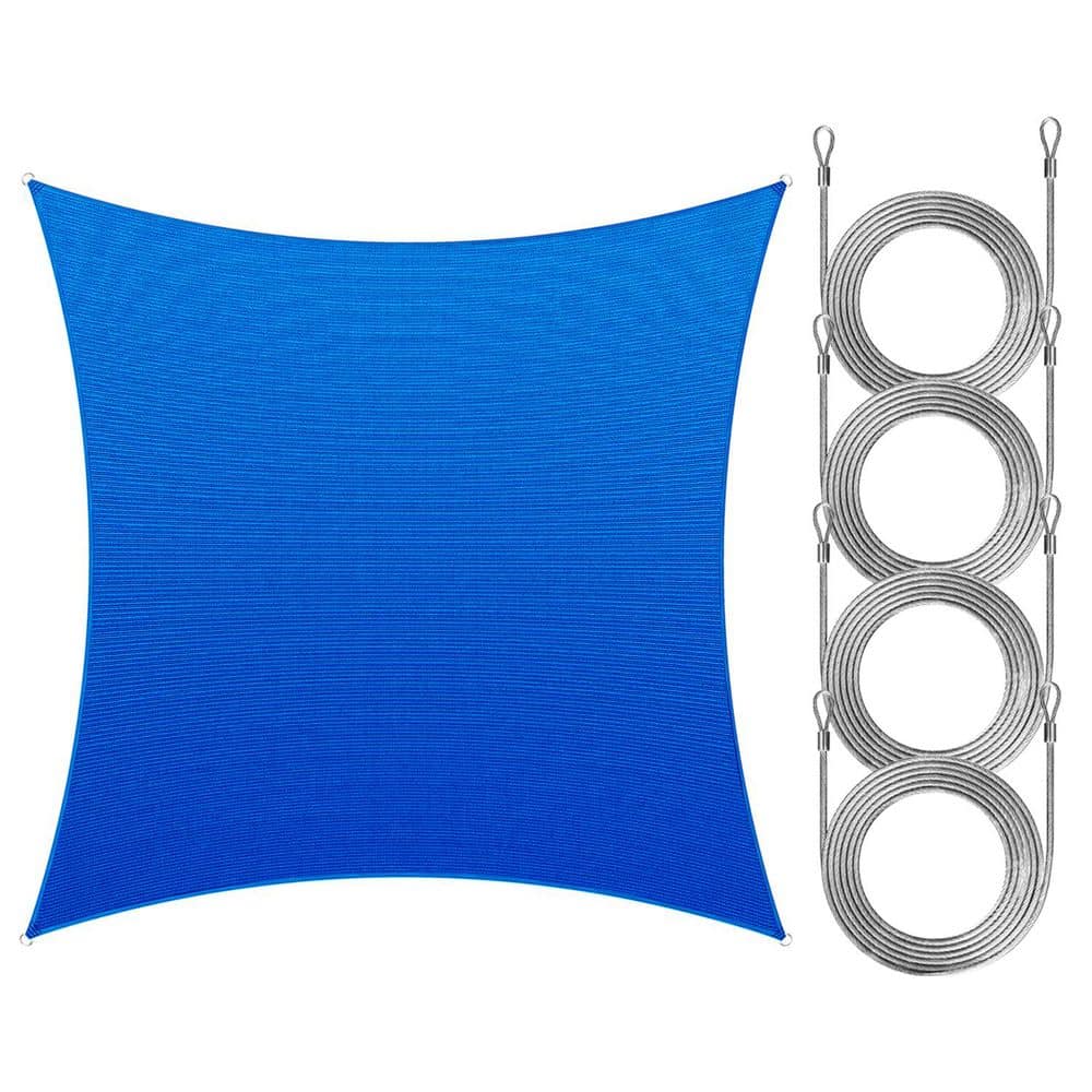 10 ft. x 10 ft. Square Sun Shade Sail with Rope-Blue price history on PriceWatchPro