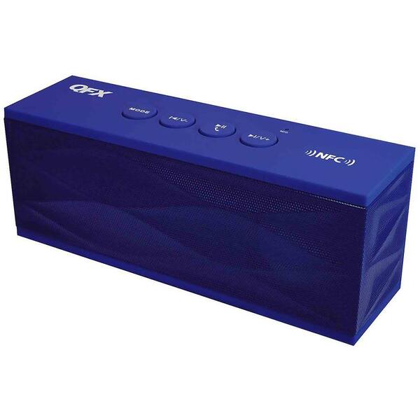 QFX Portable Bluetooth Mini Speaker - Blue-DISCONTINUED
