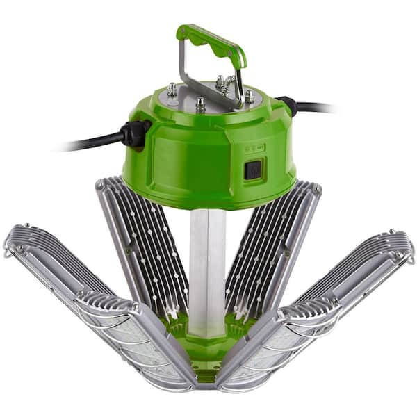 PowerSmith 12,000 Lumen 100-Watt High Bay Temporary Job Site Hanging LED Work Light with 360° Light and 10 ft. Power Cord
