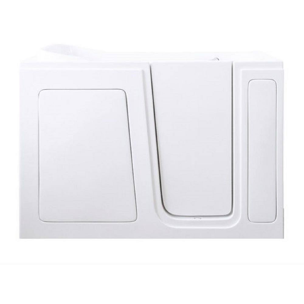 Homeward Bath Avora Bath 48 in. x 28 in. Whirlpool WalkIn Bathtub in