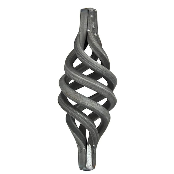 arteferro 4-15/16 in. x 1-9/16 in. x 1/2 in. Square Bar With 4 Filaments Raw Forged Basket