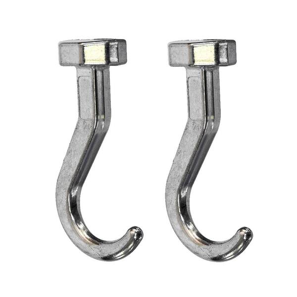 Rev-A-Shelf Glideware 3 in. L Zinc Short Hook Accessory (2-Pack)-RGLDHK ...