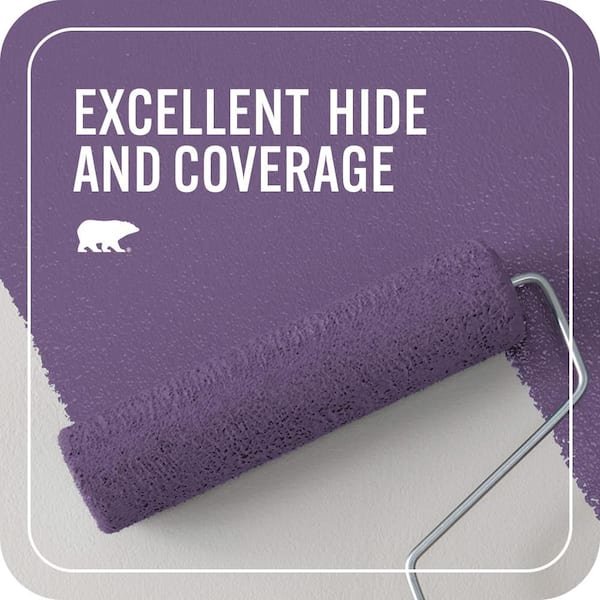 BEHR PREMIUM PLUS 1 gal. #650B-7 Mystical Purple Semi-Gloss Enamel