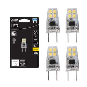 20-Watt Equivalence T4 3000K G8 LED Light Bulb Bright White (4-Pack)