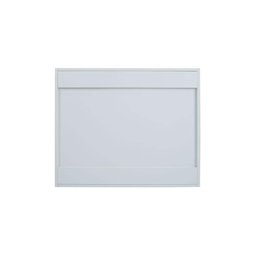 White Gloss 36" Frameless Wall Kitchen Cabinet with Soft Close Doors