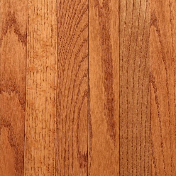 Bruce Take Home Sample - Gunstock Oak Solid Hardwood Flooring - 5 in. x 7  in. BR-118026