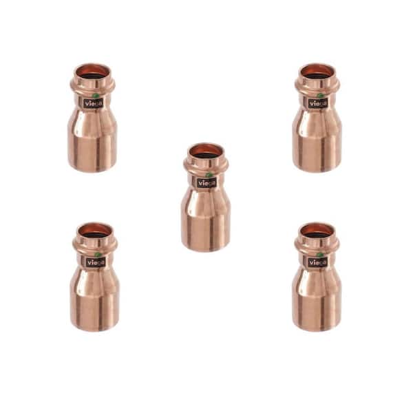 Viega ProPress 1-1/4 in. FTG x 3/4 in. Press Copper Reducer (5-Pack)