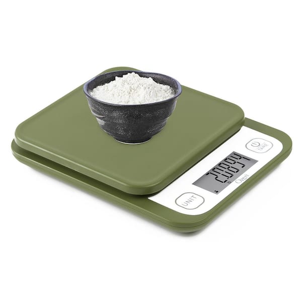 Ozeri Garden and Kitchen Scale II, with 0.1 G (0.005 oz) 420 Variable Graduation Technology, Green